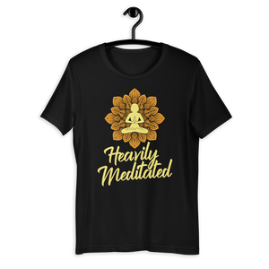 Heavily Meditated - Short-Sleeve Unisex T-Shirt - Peace Age