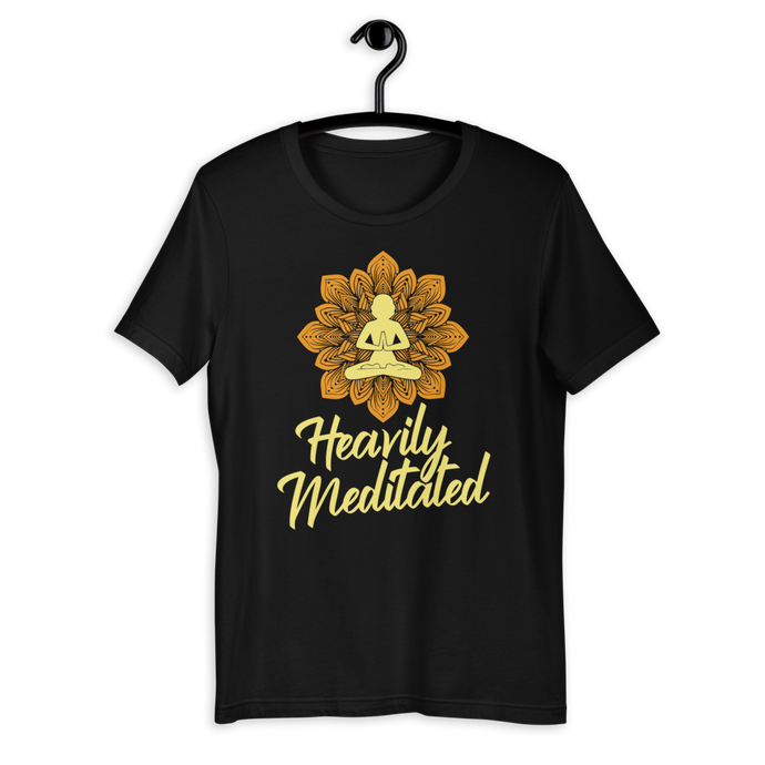 Heavily Meditated - Short-Sleeve Unisex T-Shirt - Peace Age