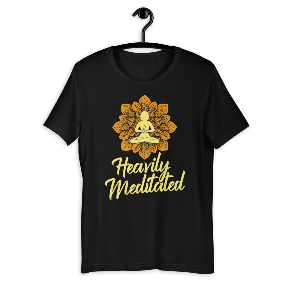 Heavily Meditated - Short-Sleeve Unisex T-Shirt - Peace Age