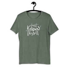 Load image into Gallery viewer, Know Thyself Short-Sleeve Unisex T-Shirt - Peace Age